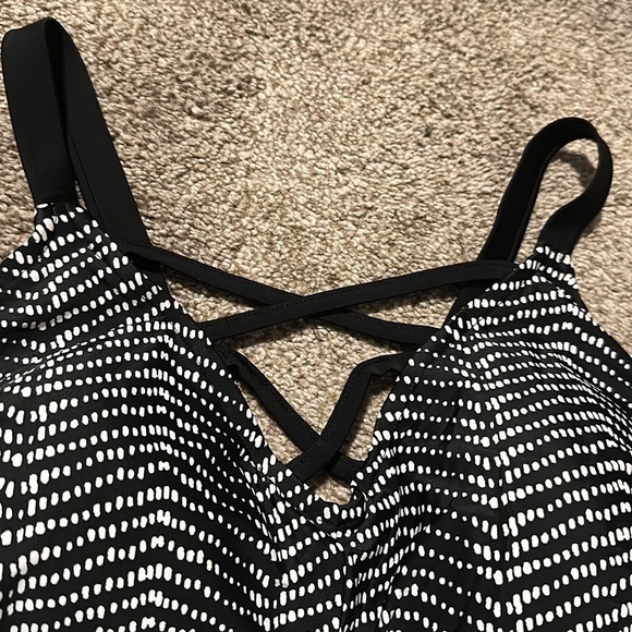 Tankini interchangeable straps, lattice cleavage. - Picture 4 of 10